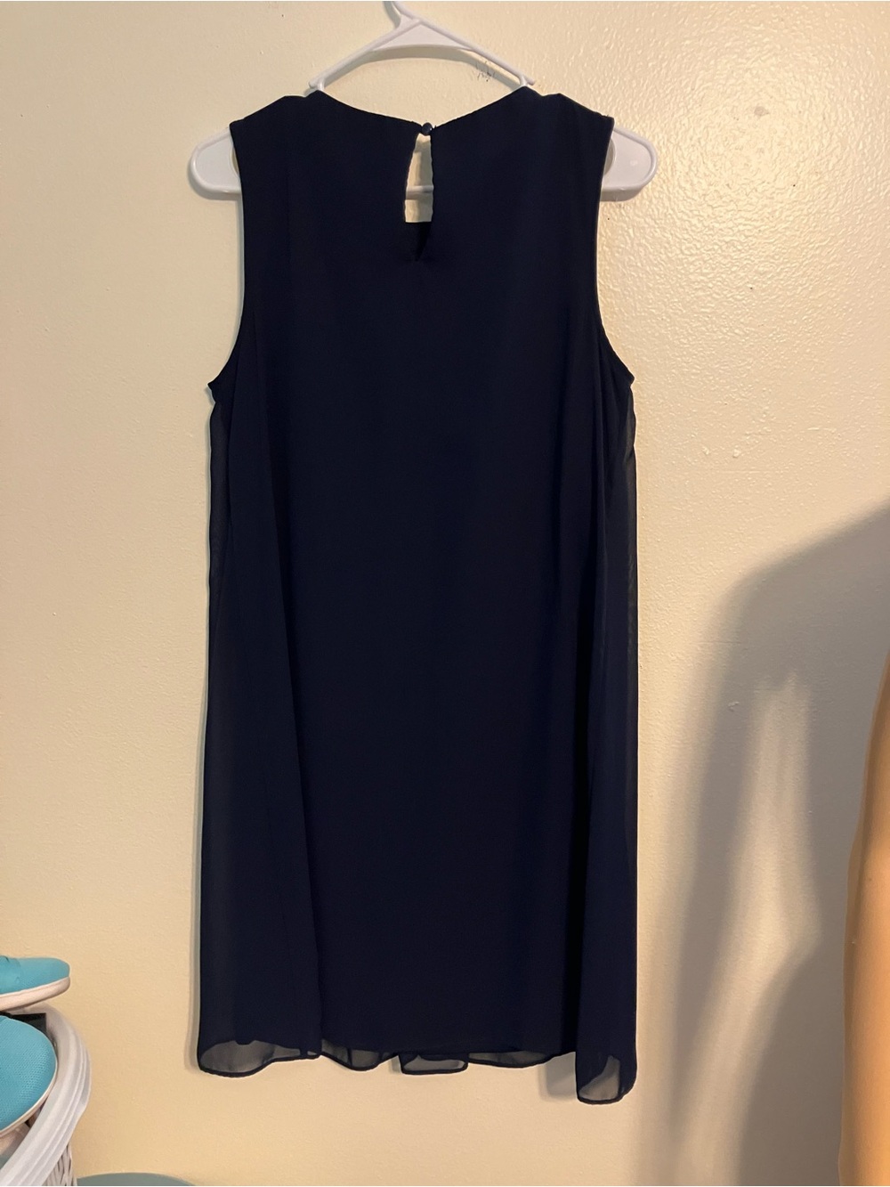 SD Collection Navy Sleeveless Shift Dress